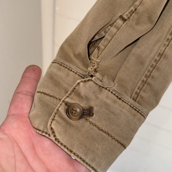 Anthropologie Hei Hei Cropped Utility Jacket Small Military Style xs distressed - Picture 5 of 8